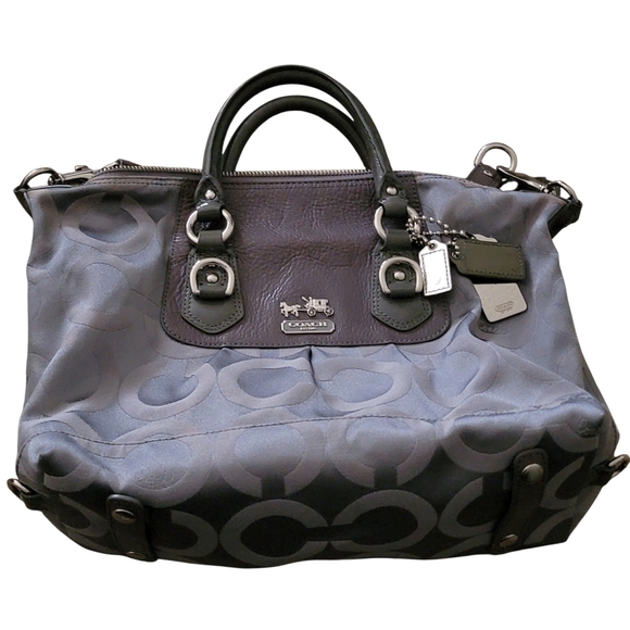 Coach Handbags - Coach Gray Satchel Bag.